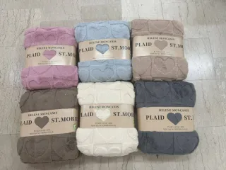 Coperta Plaid Matrimoniale Cuore