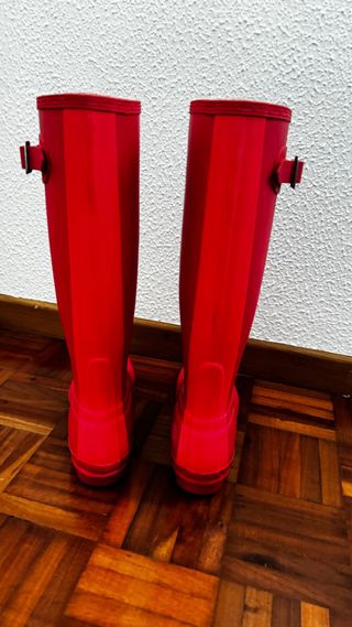 Botas de agua Hunter altas rojas
