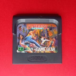SEGA Game Gear Streets of Rage Cartucho + Funda