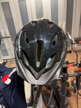 Casco Rockrider Negro Bicicleta