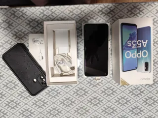 Móvil Oppo A53S verde claro