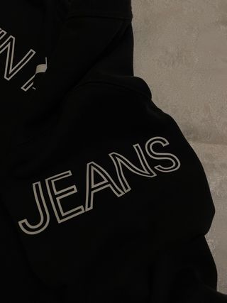 Felpa Calvin Klein Uomo Jeans Nera