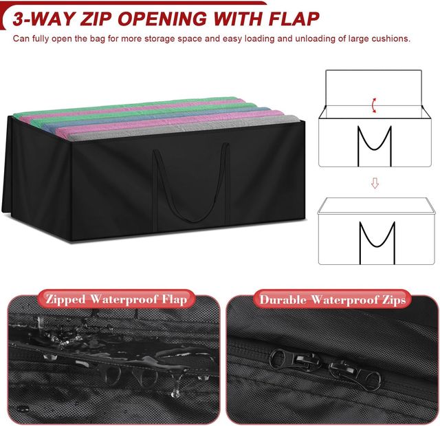 Bolsa de Almacenamiento Grande Negra