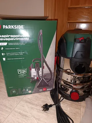 Lava-aspirador Parkside 2 en 1 Nuevo