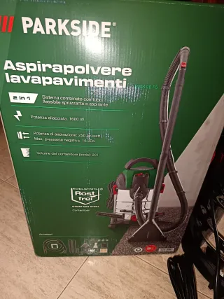 Lava-aspirador Parkside 2 en 1 Nuevo