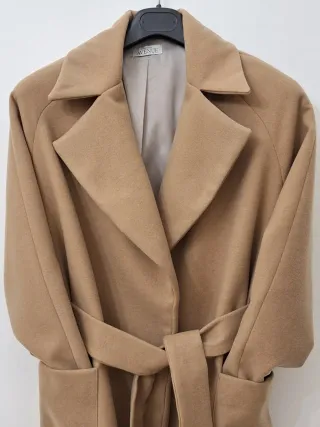 Cappotto donna beige scuro