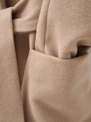 Cappotto donna beige scuro