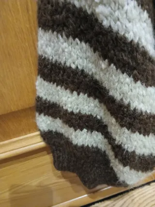 Chaqueta de punto con rayas