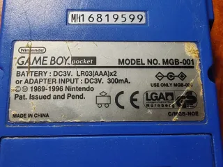 Nintendo Game Boy Pocket Azul