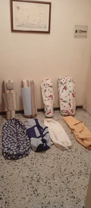 Cojín bolillos + bolsa transporte