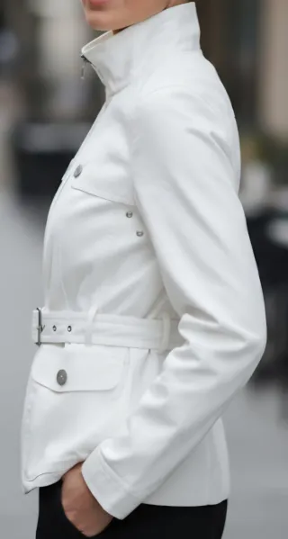 Chaqueta Zara Blanca Talla M