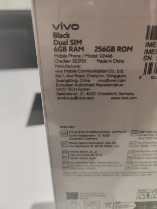 Móvil Vivo Y29s 5G 256GB Negro