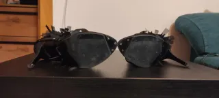 Zapatos de fiesta negros con volantes