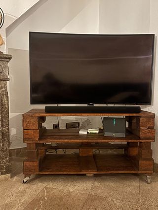 Mueble TV Palets Madera