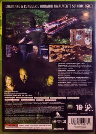 Command And Conquer 3, Xbox 360, Ita, Sigillato