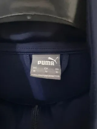 Giacca sportiva Puma uomo blu e bianca