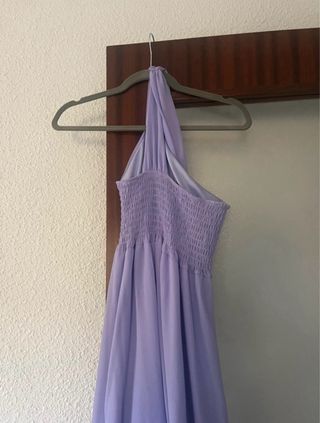 Vestido lila invitada talla única