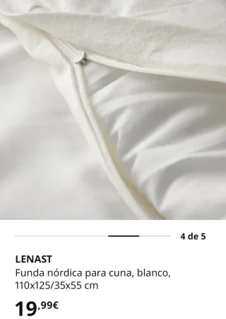 2 Fundas + Relleno Nórdico Cuna