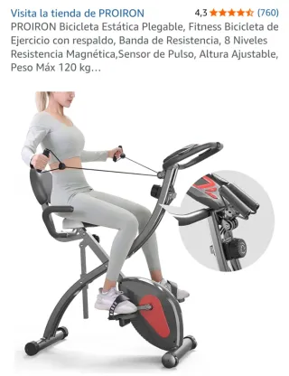 Bicicleta Estática PROIRON Plegable