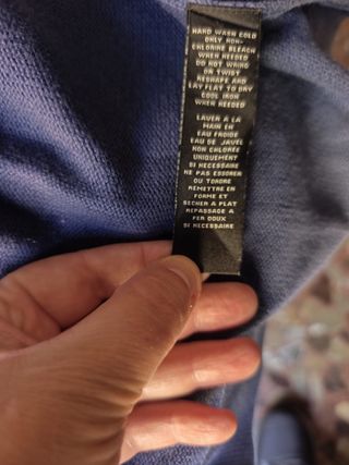 Cárdigan Vintage Azul Grisáceo