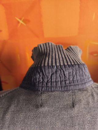 Cárdigan Vintage Azul Grisáceo