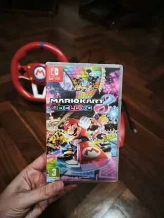 Volante+Juego Mario Kart 8 Deluxe Nintendo Switc