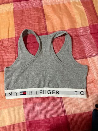 Top Tommy Hilfiger Grigio Donna