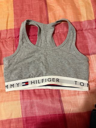 Top Tommy Hilfiger Grigio Donna