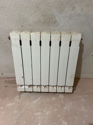 Radiador de aluminio blanco