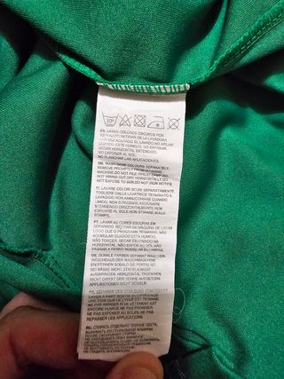 Camiseta Joma Verde Talla XS