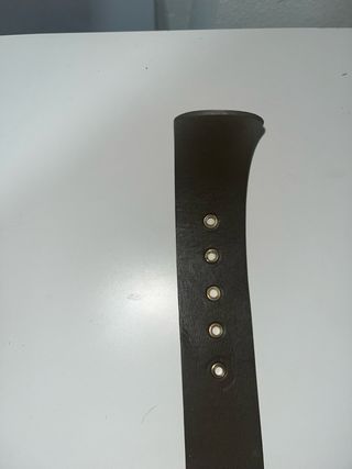 Cinturón ancho hebilla dorada grande