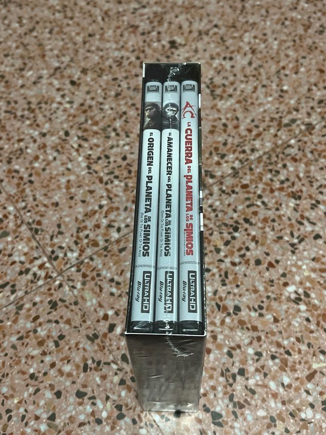 Planeta de los Simios Trilogía 4K UHD + Blu-ray