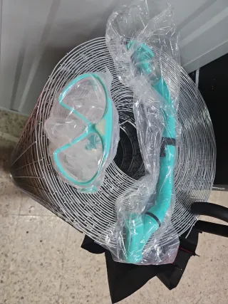 Equipo snorkel niño/niña verde