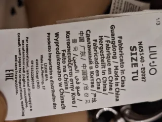 Borsa Liu Jo Antracite Effetto Brillant