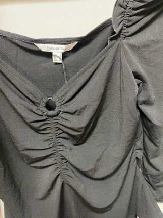 camiseta de vestir de Pedro del Hierro Negro