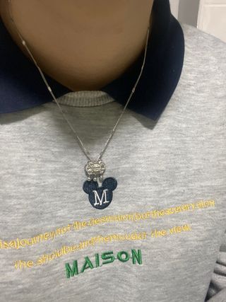 Colgante Piedra Luna Brillo Azul