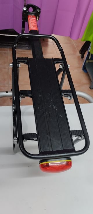 Portamaletas Bicicleta con abrezacil