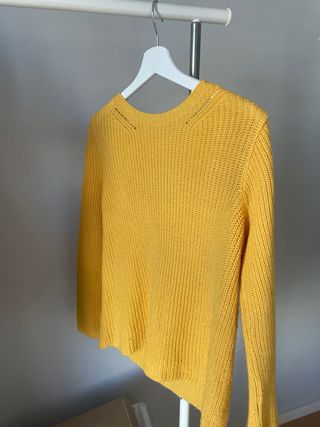 Jersey amarillo espalda abierta