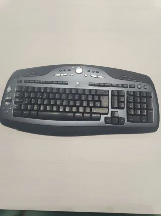 Teclado Inalámbrico Logitech Negro/Gris