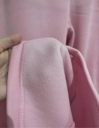 Pantalón ancho wide leg acampanado rosa Shein L