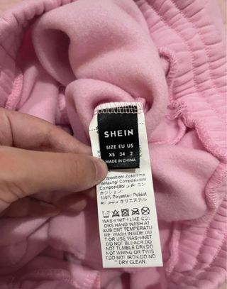 Pantalón ancho wide leg acampanado rosa Shein L