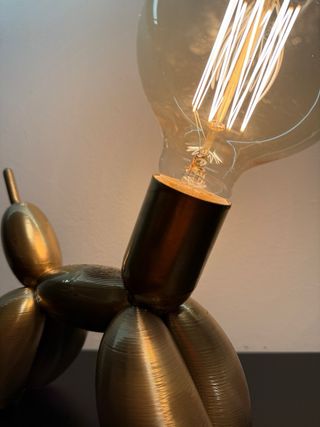 Lampada ballon dog oro