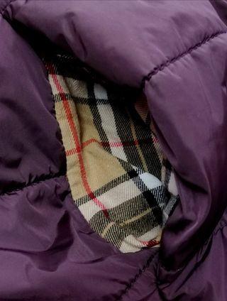 Piumino vintage Yes8 color prugna taglia 48