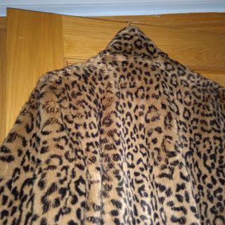 Abrigo Zara Pelo Leopardo Talla L
