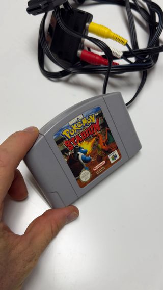 Nintendo 64 + Jogo Pokémon Stadium