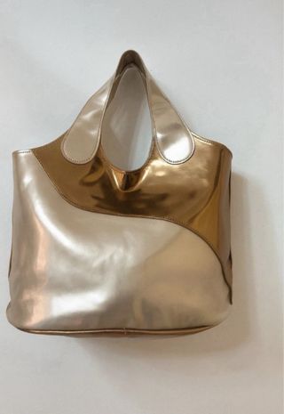 Borsa Pinko oro/bronzo laminata