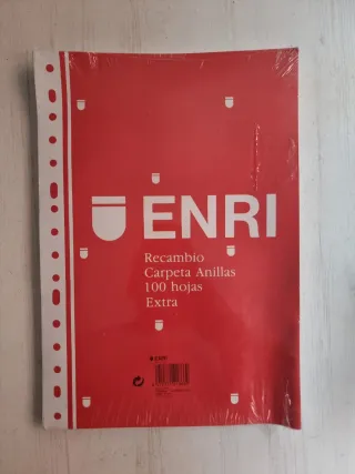 Recambio Folios DIN A4 ENRI 100 hojas