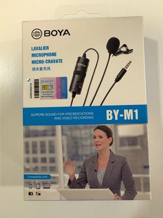 Microfone Lapela Boya BY-M1
