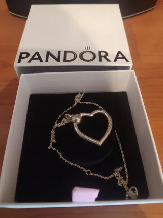 Colgante Corazón Pandora Plata