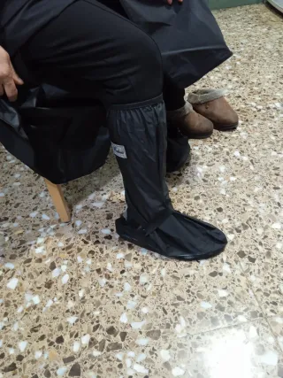 Chubasquero moto hombre cremallera larga